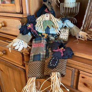 Fall Harvest Scarecrow Doll